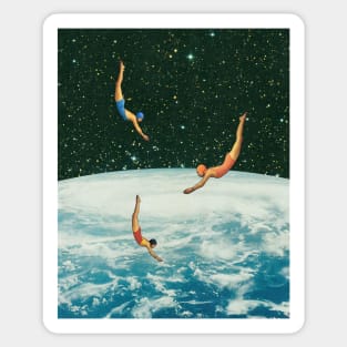 Space jumps Sticker